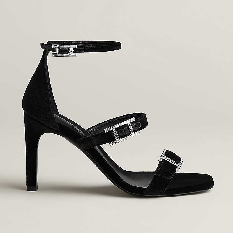 Liv 90 sandal - Black | Hermès USA